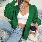 Damen gemütlicher Strickcardigan mit oversized Schnitt R&B