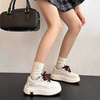 Damen Plattform Sneakers mit modischem Obermaterial und rutschfester Sohle R&B
