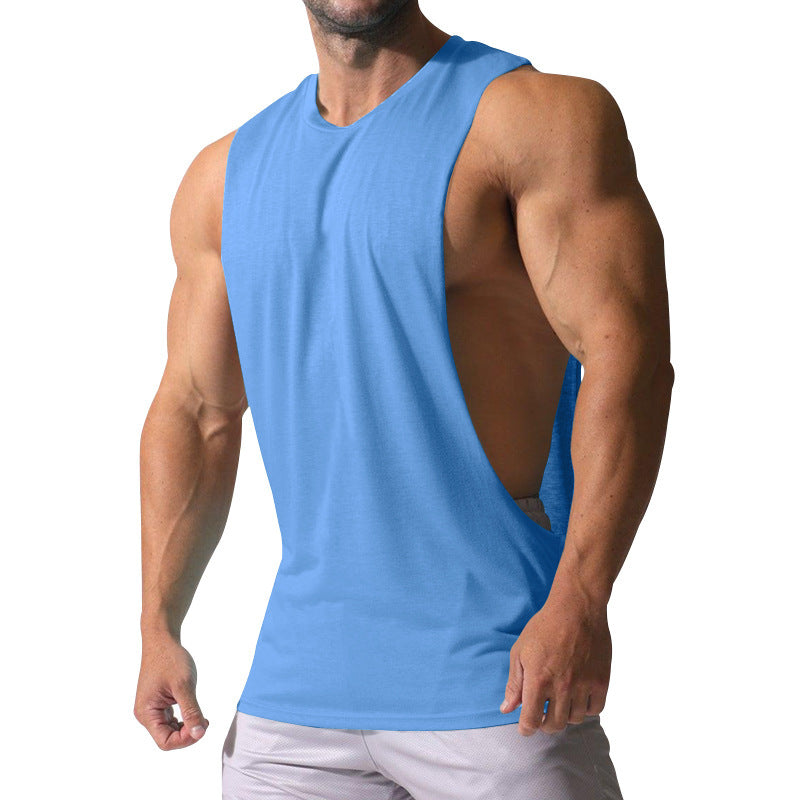 Herren Ärmelloses Sportshirt mit tiefem Rückenausschnitt und atmungsaktivem Material R&B