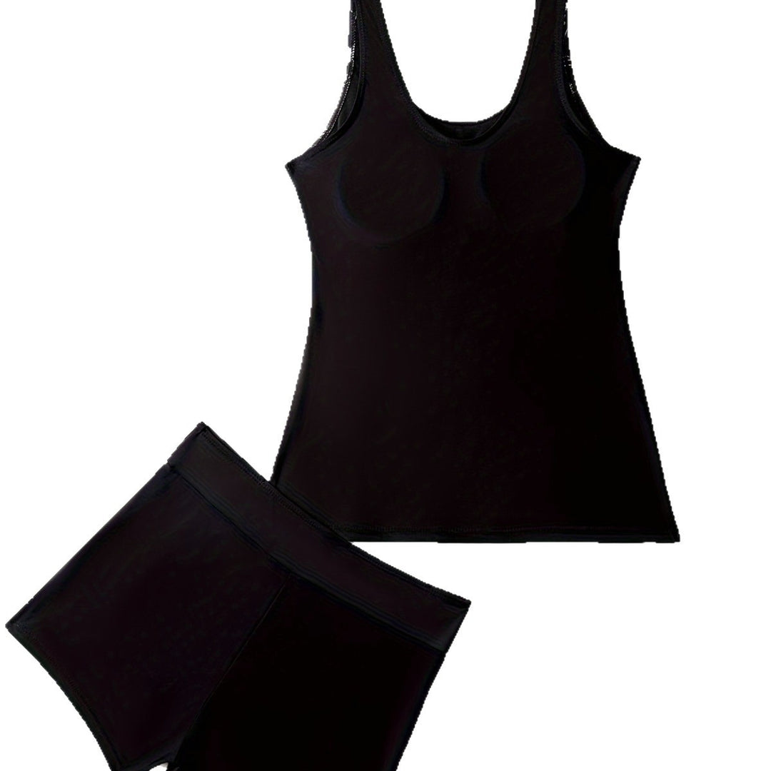 Damen Sport Tankini mit geschmeidigem Schnitt und modischem Design R&B