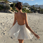 Damen Luftiges Maxikleid mit verstellbaren Trägern und elegantem Dekolleté R&B