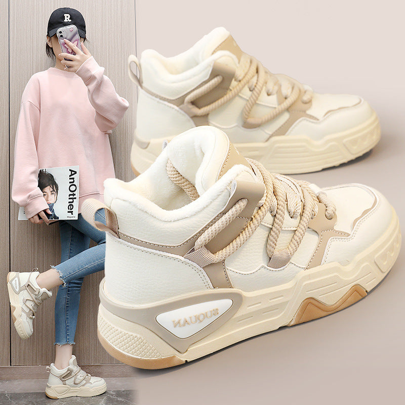 Damen High-Top Sneakers mit ergonomischem Dämpfungssystem und modischem Design R&B