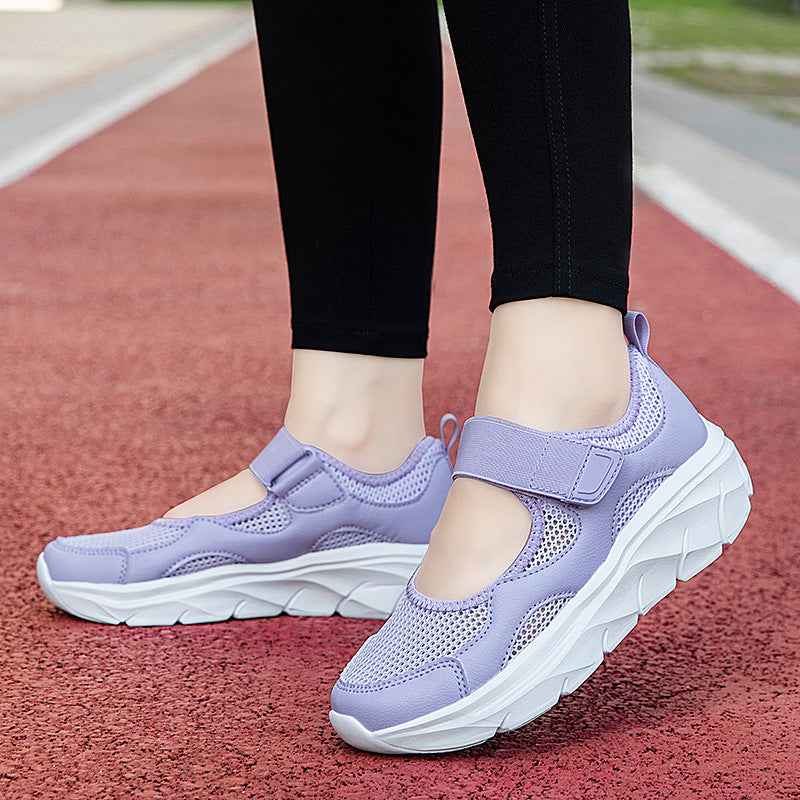 Damen atmungsaktive Sneaker mit hochwertigem Netzmaterial von R&B