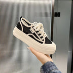 Damen Sneaker mit modischer Plateausohle und dekorativem Schnürsystem