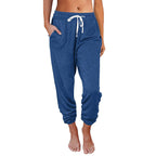 Damen bequeme Sweatpants mit Kordelzug und praktischen Taschen R&B