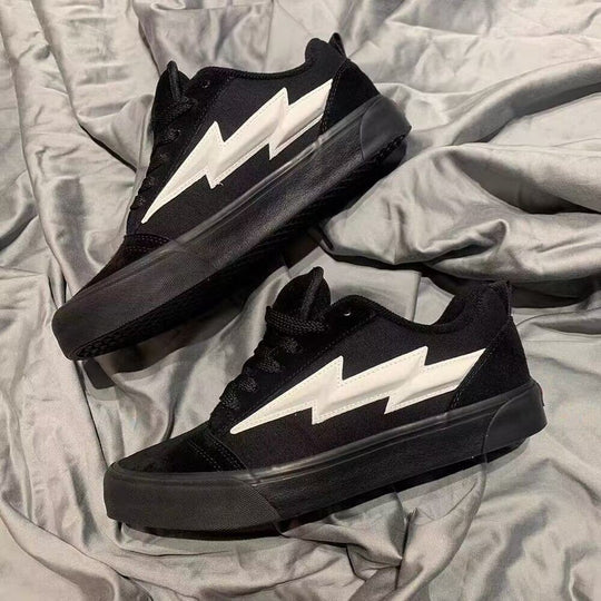 Damen Sportliche Sneakers mit auffällig grafischem Blitzen-Design R&B