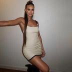 Damen körperbetontes Mini-Kleid R&B