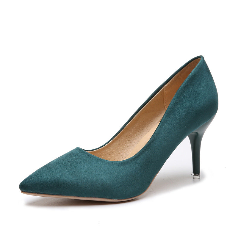 Damen nan spitze Court-Pumps mit schlankem Stilettoabsatz und gepolsterter Komfortinnensohle R&B