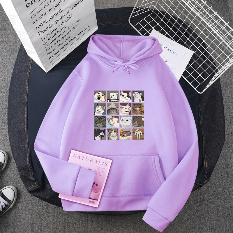 Damen Sweatshirt mit Tier-Motiv R&B