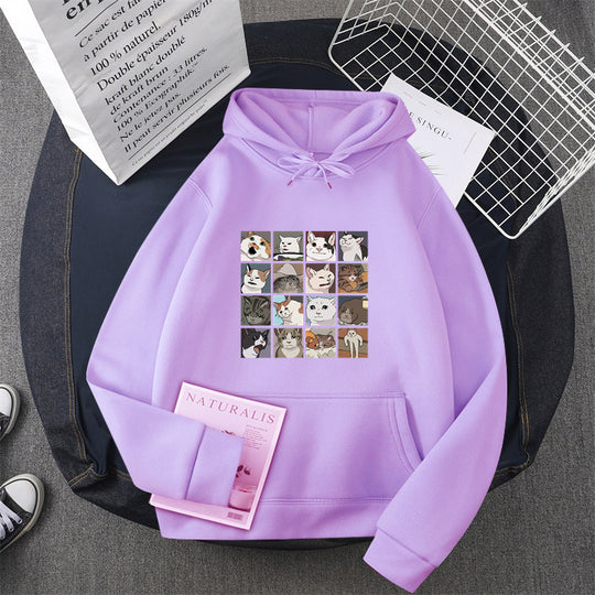 Damen Sweatshirt mit Tier-Motiv R&B
