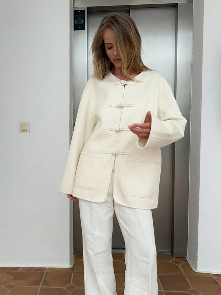Damen innovative Wolljacke R&B