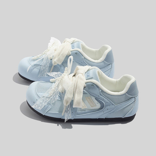 Damen Sportliche Sneakers mit innovativem Riemenanpassungssystem und atmungsaktiver Mesh-Oberfläche R&B