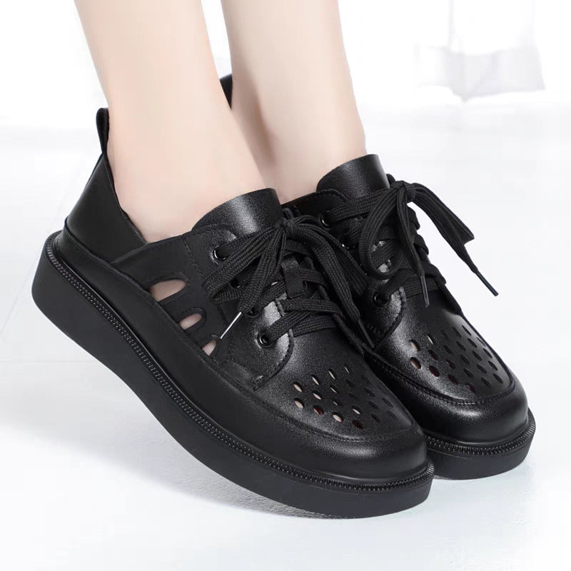 Damen Sportliche Sneaker mit atmungsaktivem Obermaterial und modischen Cut-Outs R&B