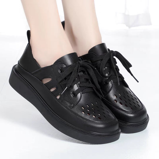 Damen Sportliche Sneaker mit atmungsaktivem Obermaterial und modischen Cut-Outs R&B