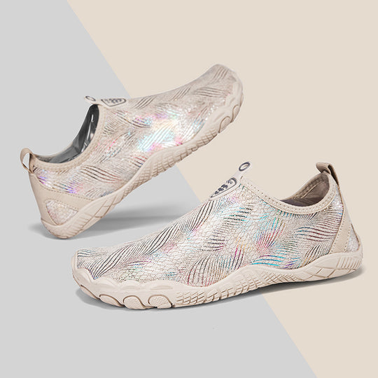 Damen Aqua-Schuhe mit flexiblem Schnellschnürsystem und rutschfestem Profil R&B