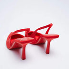 Damen Sling-Pumps mit eleganter Spitze und verstellbarem Riemen R&B