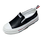 Damen Komfortable Slip-On Sneakers mit modischem Design und raffiniertem Sohlenprofil R&B