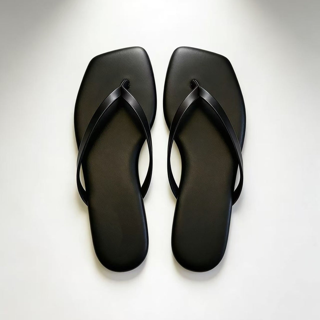 Damen Zehentrenner-Sandalen mit ergonomischem Fußbett und rutschfester Sohle R&B 1777487412