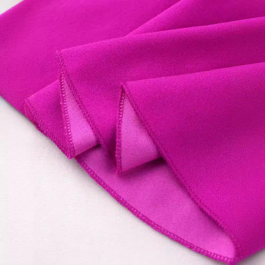 Damen Plisseekleid mit voluminösen Flügelärmeln R&B
