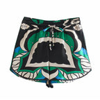 Damen lässiges Blusenset mit Shorts R&B