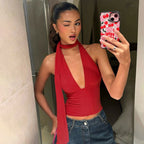 Damen Neckholder-Top mit verspieltem Design R&B