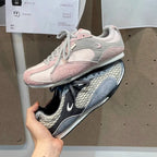 Damen sportliche Laufschuhe mit atmungsaktivem Obermaterial und dämpfender Sohle R&B