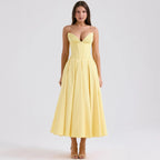 Damen Abendkleid mit taillierter Silhouette und A-linien Schnitt R&B
