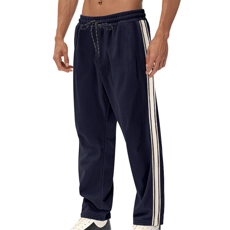 Herren Sportliche Freizeitpants mit innovativem Schnitt und seitlichen Streifen R&B