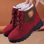 Damen Winterstiefel mit weichem Innenfutter und modischem Fleecefutter R&B