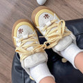 Damen Sneakers mit süßem Pfotenmotiv und atmungsaktivem Mesh-Obermaterial R&B
