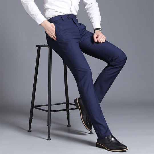 Herren elegante Slim-Fit Anzughose R&B