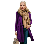 Damen Eleganter Trenchcoat mit Doppelknopfleiste und hochwertigem Material R&B