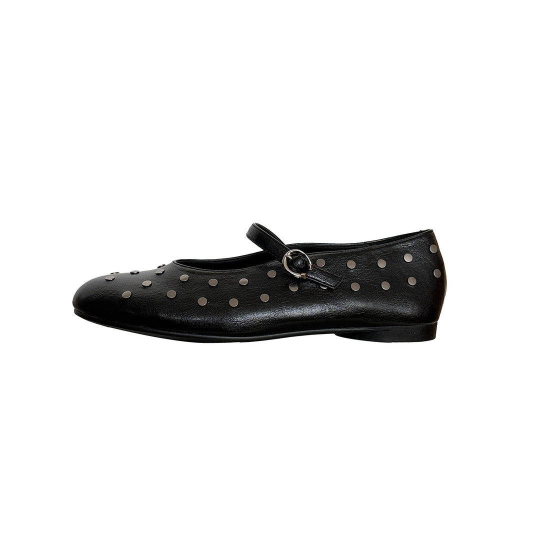 Damen Ballerinas mit modischem Riemchen und schimmernden Details R&B