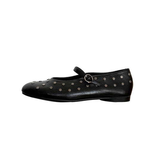 Damen Ballerinas mit modischem Riemchen und schimmernden Details R&B