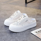 Damen Modische Plateau-Sneaker mit reflektierenden Details
