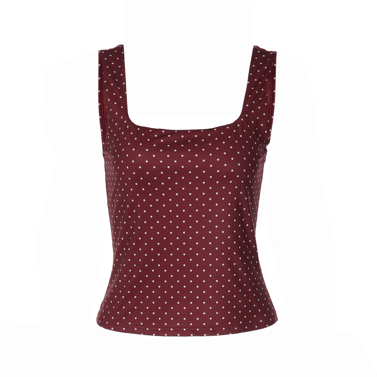Damen Polka-Dots Crop-Top R&B