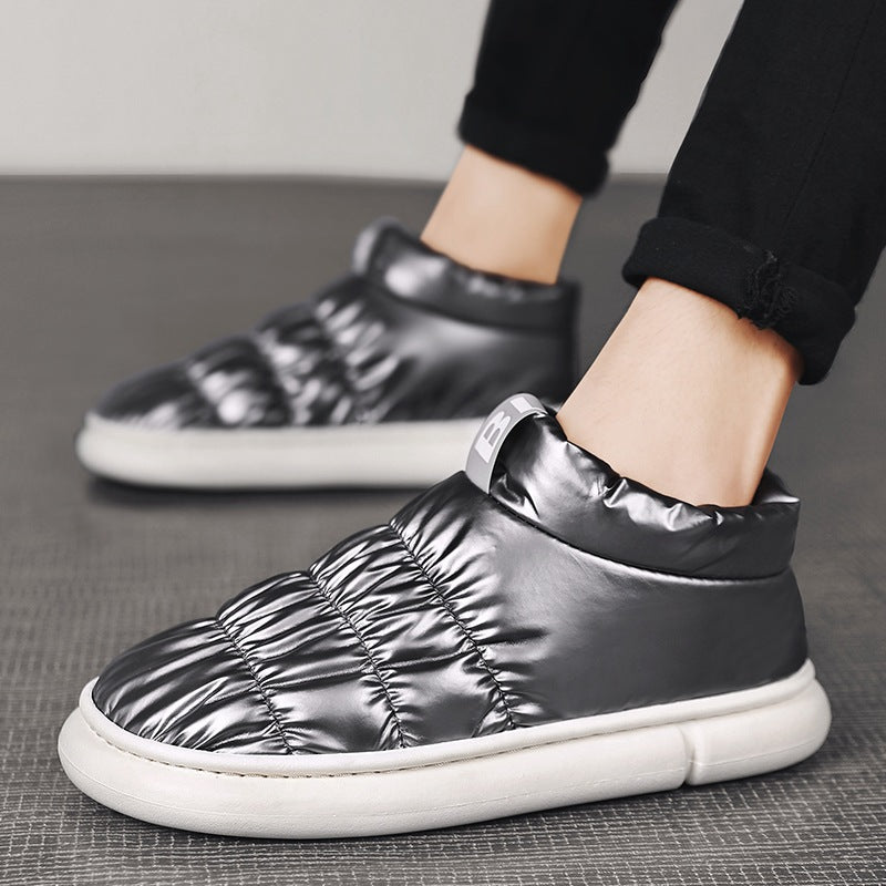 Damen Puff-Sneaker mit hohem Kragen und rutschfester Sohle R&B