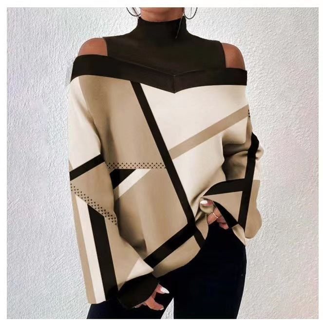 Damen Oversized Pullover mit angesagtem Grafik-Design