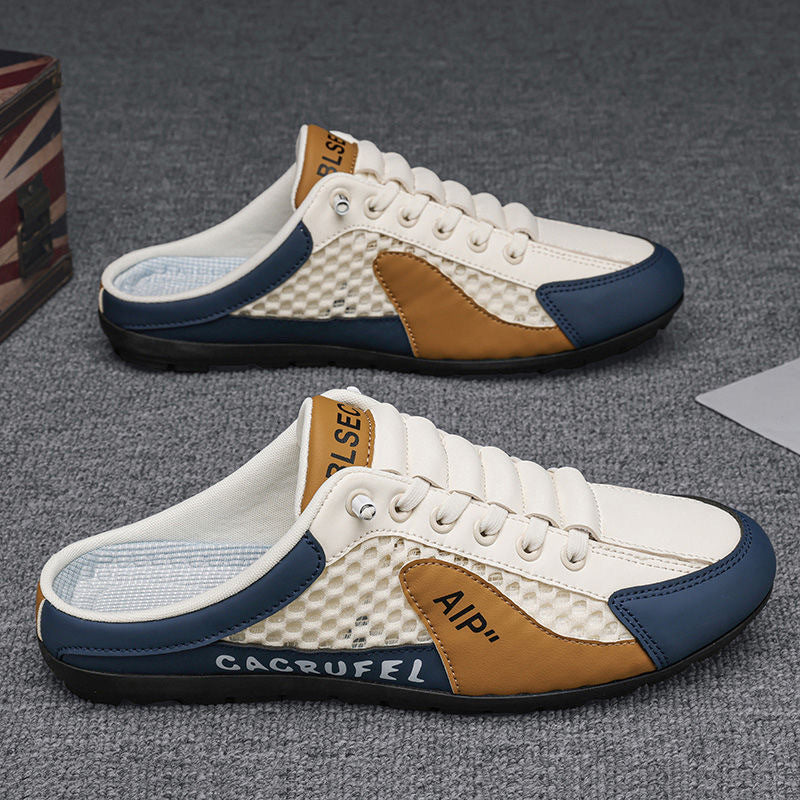 Herren Leichte Slip-On Freizeitsneaker mit Atmungsaktivem Mesh-Design R&B