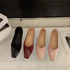Damen elegante Slingback-Pumps mit modischem Glanz und komfortablem Fußbett R&B