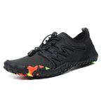 Damen Multifunktionale Wasserschuhe mit rutschfester Sohle und elastischem Schnürsystem