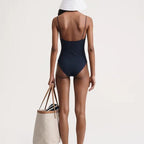 Damen Moderner High-Cut Badeanzug R&B
