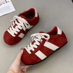 Damen Komfortable Sneaker aus hochwertigem Wildleder mit klassischem Design