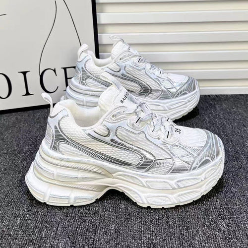 Damen Sportliche Sneakers mit reflektierendem Obermaterial und bequemer Dämpfung R&B