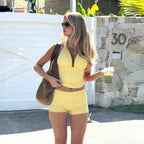 Damen Zweiteiliges Badeanzug-Set mit schickem Oberteil und figurfreundlicher Shorts R&B