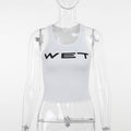 Damen Sportliches Crop-Top R&B