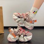 Damen Sportliche Chunky Sneakers mit trendiger Silhouette und bequemer Dämpfung