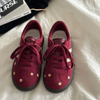 Damen Sneakers mit floralem Design und atmungsaktiver Oberfläche R&B