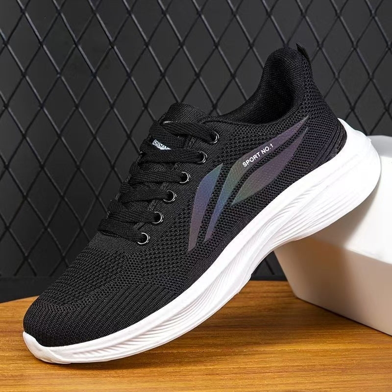 Damen Sportliche Sneakers mit atmungsaktivem Mesh-Obermaterial und flexiblem Design