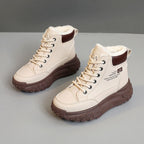 Damen Winterliche High-Top Sneakers mit kuscheligem Innenfutter und robustem Laufprofil R&B